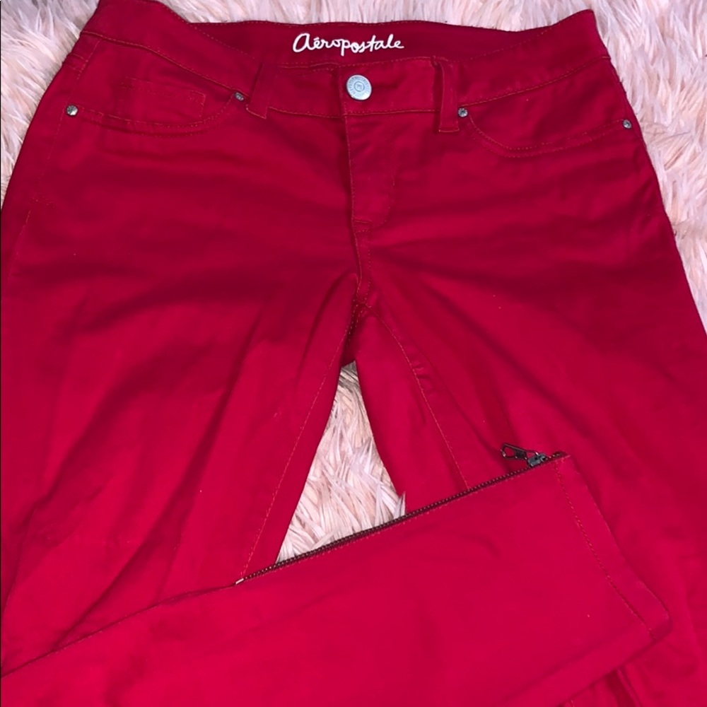 Red Jeggings